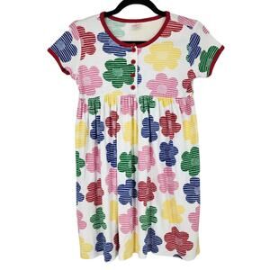 Hanna Andersson Floral Ringer Short Sleeve Dress Size 140cm US 10